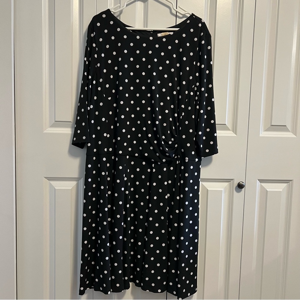 Black and White Polka Dot Dress